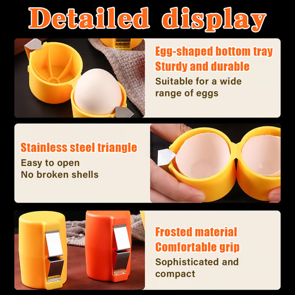 🔥🔥🔥Limited-time 😮‍💨 Buy 1 Get 1 Free ！！！🍳 Quick Egg Cracker Tool – Open Hundreds Of Eggs Faster & Cleaner 🔥.